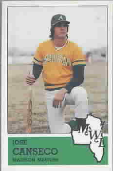1983 Madison Muskies Fritsch Baseball Cards